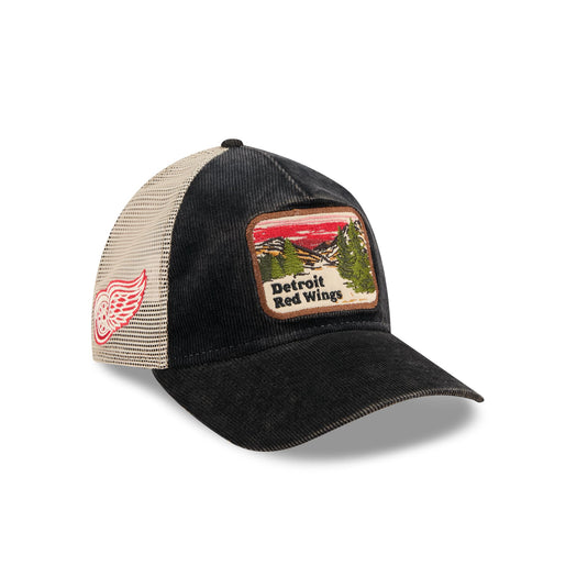 Detroit Red Wings Vintage Landscape 9TWENTY A-Frame Trucker Hat - New Era Cap