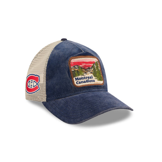 Montreal Canadiens Vintage Landscape 9TWENTY A-Frame Trucker Hat - New Era Cap