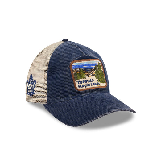 Toronto Maple Leafs Vintage Landscape 9TWENTY A-Frame Trucker Hat - New Era Cap