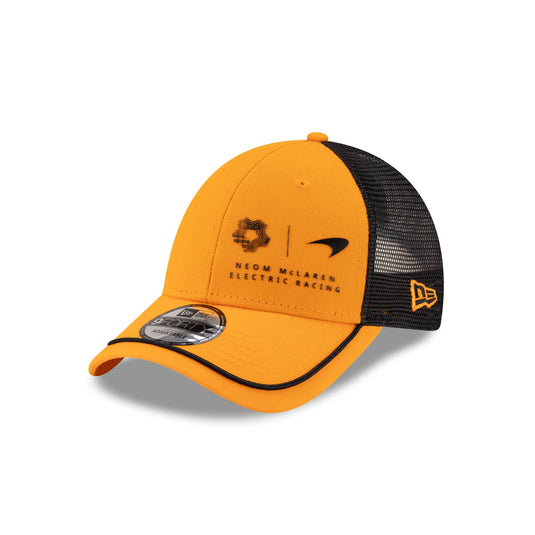 NEOM McLaren Electric Racing Repreve 9FORTY Trucker Hat - New Era Cap