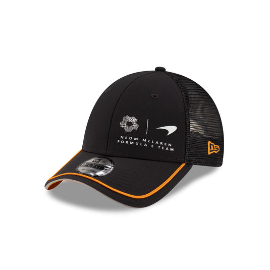 NEOM McLaren Formula E Team Black Repreve 9FORTY Trucker Hat - New Era Cap