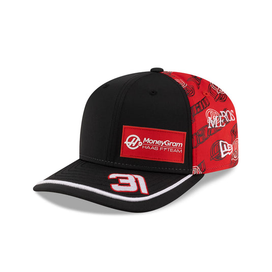2025 Japan Race Special MoneyGram Haas F1 Team Esteban Ocon 9SEVENTY Stretch-Snap Hat - New Era Cap