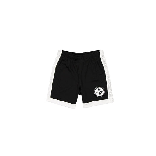 Pittsburgh Steelers Sport Classics Black & White Shorts - New Era Cap