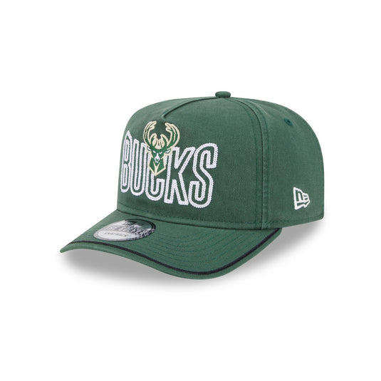 Milwaukee Bucks Chainstitch Golfer Hat - New Era Cap