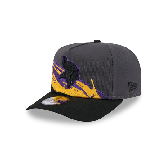 Minnesota Vikings Graphite Brushstroke Golfer Hat - New Era Cap
