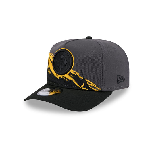 Pittsburgh Steelers Graphite Brushstroke Golfer Hat - New Era Cap