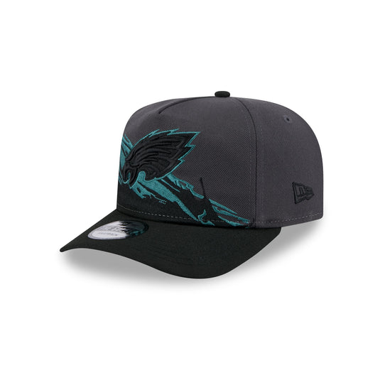 Philadelphia Eagles Graphite Brushstroke Golfer Hat - New Era Cap
