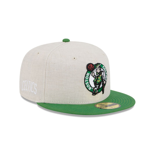 Boston Celtics Linen 59FIFTY Fitted Hat - New Era Cap