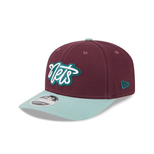 Brooklyn Nets Maroon 9SEVENTY Stretch-Snap Hat - New Era Cap