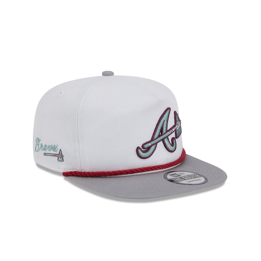 Atlanta Braves Optic White Golfer Hat - New Era Cap