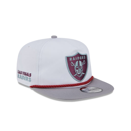 Las Vegas Raiders Optic White Golfer Hat - New Era Cap