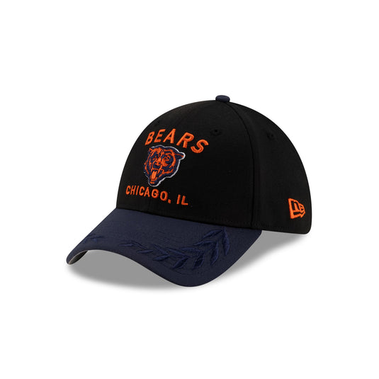 Chicago Bears 2025 Draft 39THIRTY Stretch Fit Hat - New Era Cap