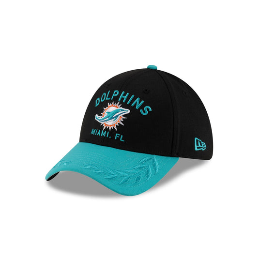 Miami Dolphins 2025 Draft 39THIRTY Stretch Fit Hat - New Era Cap