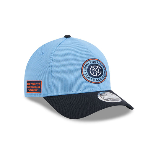New York City FC 2025 Jersey Hook 9FORTY M-Crown A-Frame Snapback Hat - New Era Cap