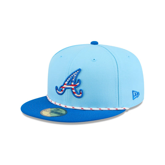 Atlanta Braves Independence Day 2025 59FIFTY Fitted Hat - New Era Cap