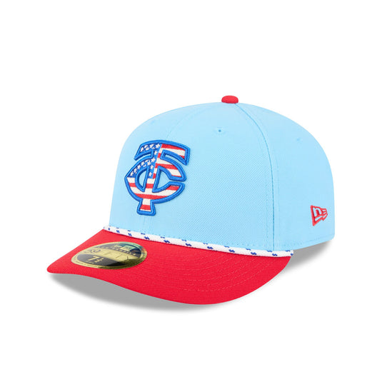 Minnesota Twins Independence Day 2025 Low Profile 59FIFTY Fitted Hat - New Era Cap