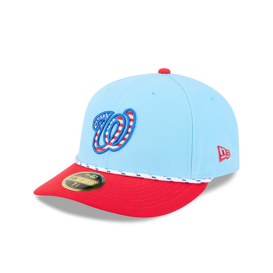 Washington Nationals Independence Day 2025 Low Profile 59FIFTY Fitted Hat - New Era Cap