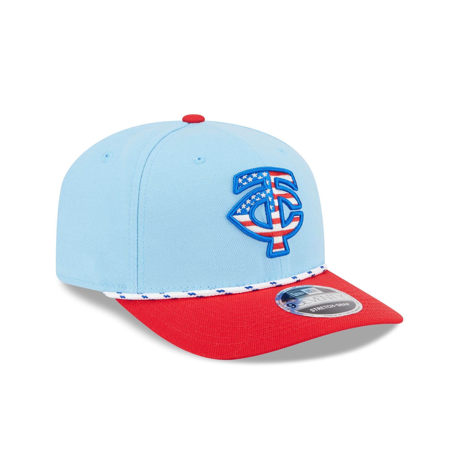 Minnesota Twins Independence Day 2025 9SEVENTY Stretch-Snap Hat