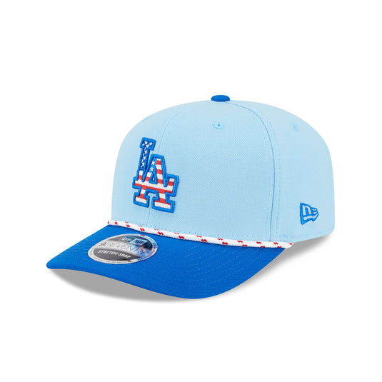 Los Angeles Dodgers Independence Day 2025 9SEVENTY Stretch-Snap Hat - New Era Cap
