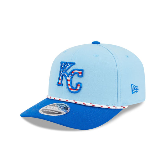 Kansas City Royals Independence Day 2025 9SEVENTY Stretch-Snap Hat - New Era Cap