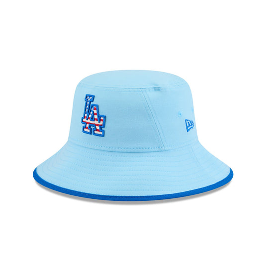 Los Angeles Dodgers Independence Day 2025 Stretch Bucket Hat - New Era Cap