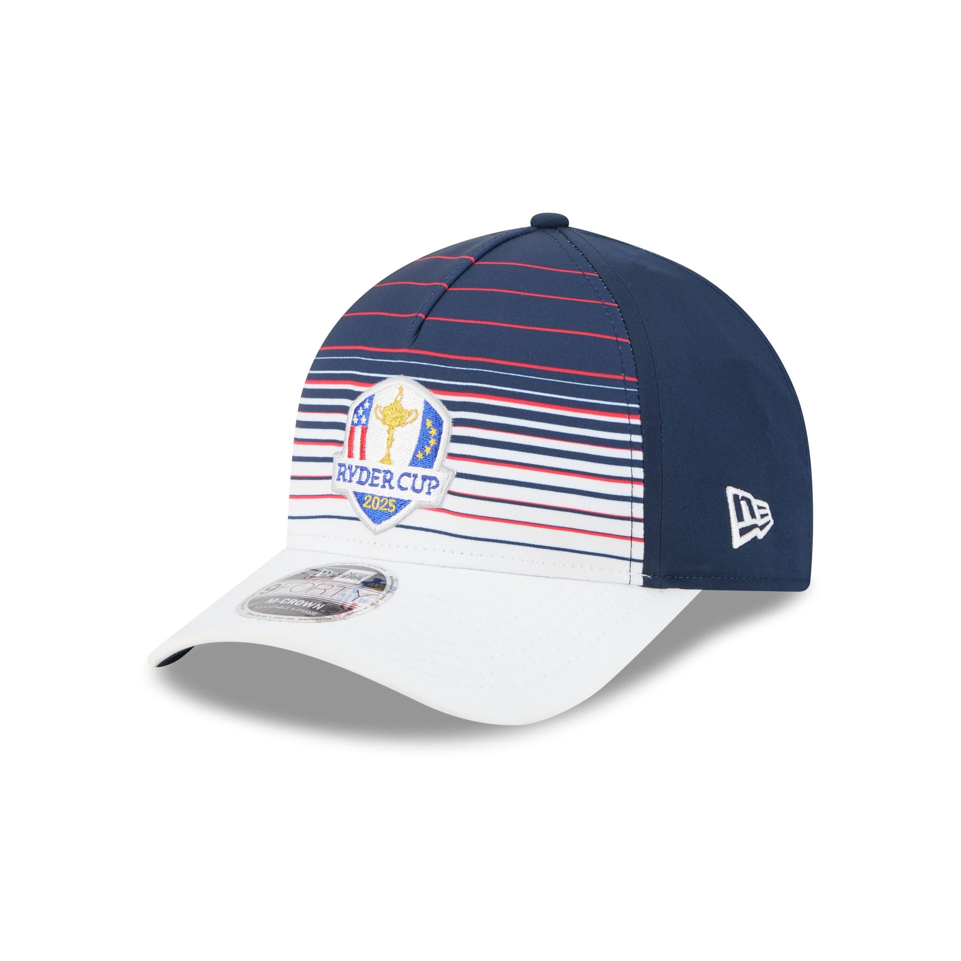 New Era PGA Ryder Cup 2025 9Forty M Adjustable Snapback Cap - Structured Crown, Curved Visor