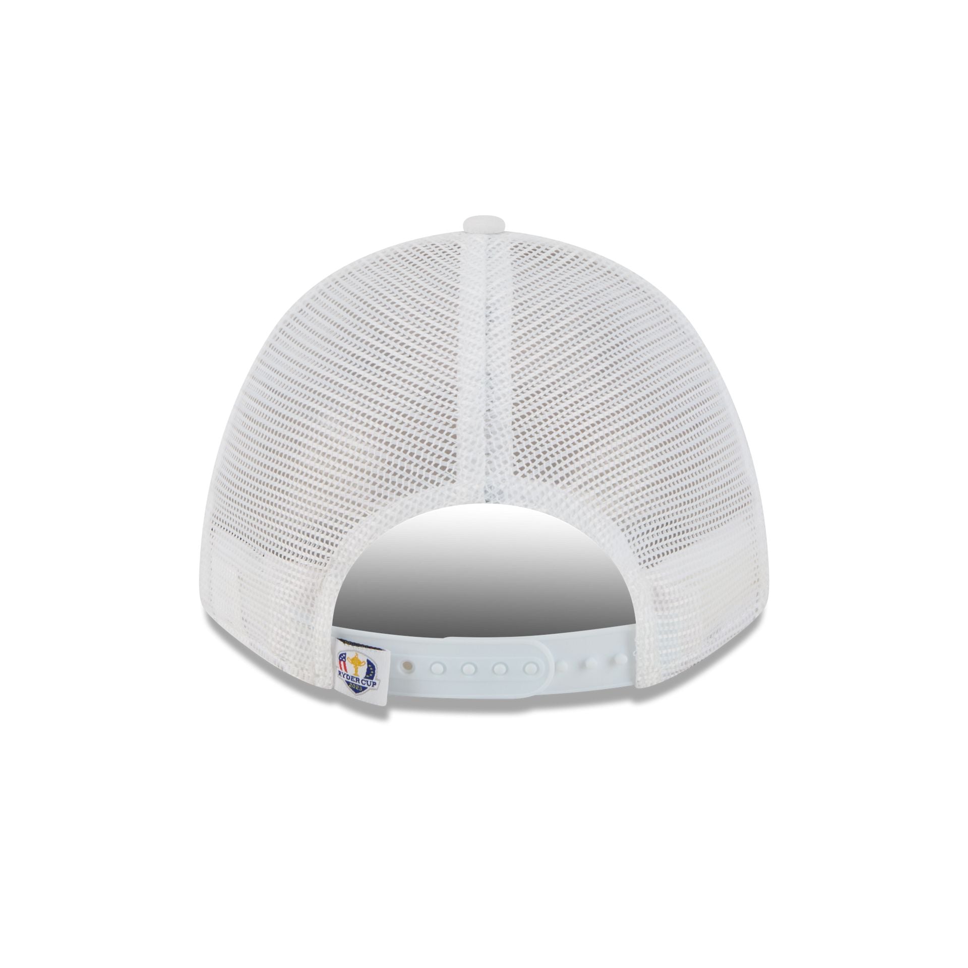 2025 Ryder Cup Minimalist White 9FORTY M-Crown A-Frame Trucker Hat