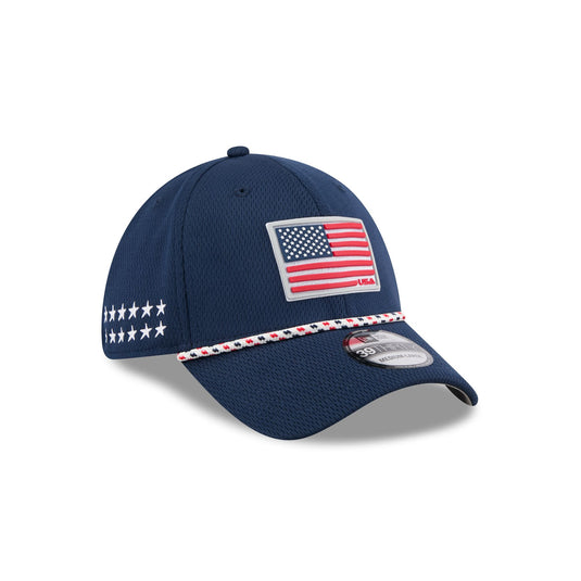 2025 Ryder Cup Team USA Flag 39THIRTY Stretch Fit Hat - New Era Cap