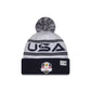 2025 Ryder Cup Team USA White Pom Knit Hat