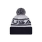 2025 Ryder Cup Team USA White Pom Knit Hat
