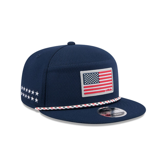 2025 Ryder Cup Team USA Flag Split Panel 9FIFTY Snapback Hat - New Era Cap