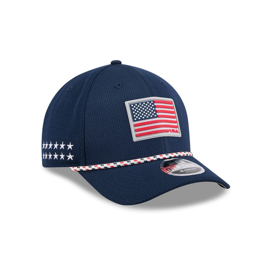 2025 Ryder Cup Team USA Flag 9FORTY M-Crown Snapback Hat - New Era Cap