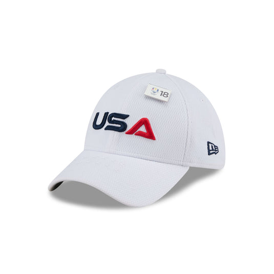 2025 Ryder Cup Team USA White 39THIRTY Stretch Fit Hat - New Era Cap