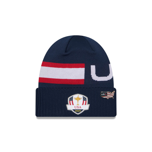 2025 Ryder Cup Team USA Navy Knit Beanie - New Era Cap