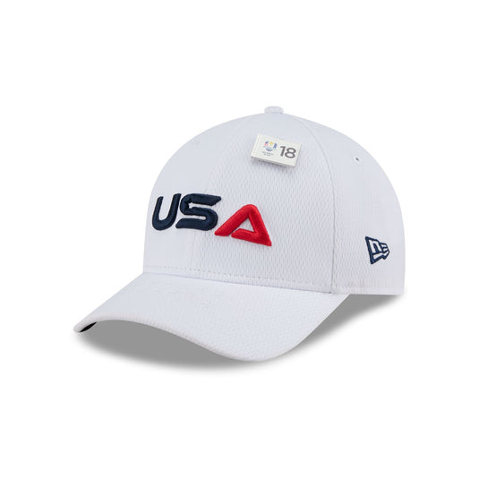 2025 Ryder Cup Team USA White 9FORTY M-Crown Snapback Hat - New Era Cap