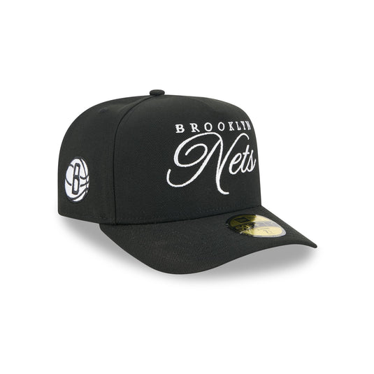 Brooklyn Nets 2025 Draft Black 59FIFTY A-Frame Fitted Hat - New Era Cap