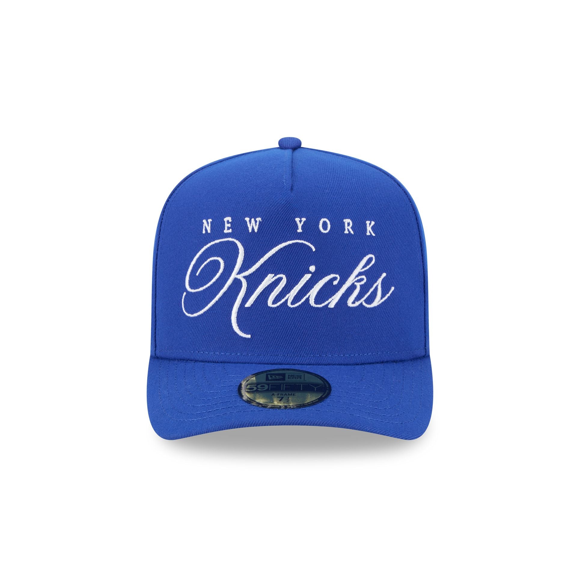 New York Knicks 2025 Draft Black 59FIFTY A-Frame Fitted Hat