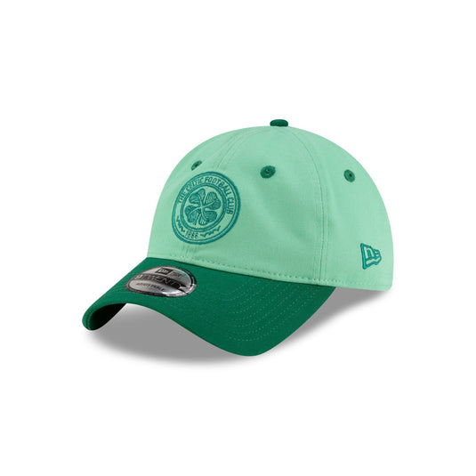 Celtic FC Contrast Visor Green 9TWENTY Adjustable Hat - New Era Cap