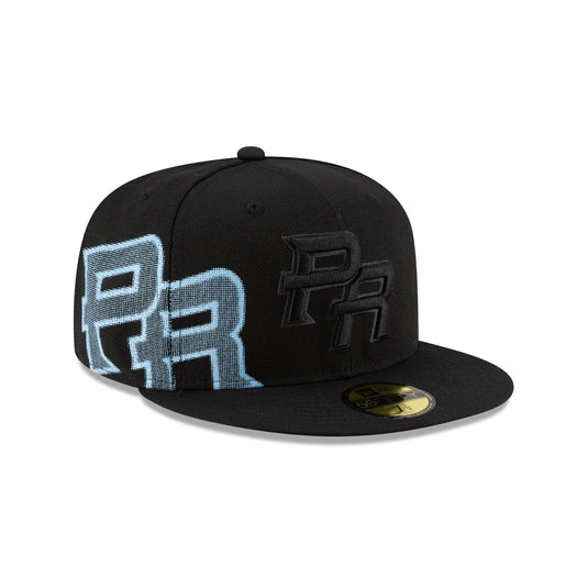 Puerto Rico Black on Black 59FIFTY Fitted Hat - New Era Cap