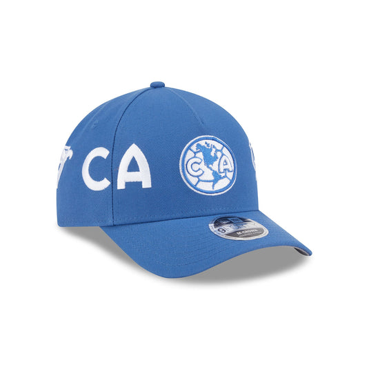 Club América Indigo 9FORTY M-Crown A-Frame Trucker Hat - New Era Cap