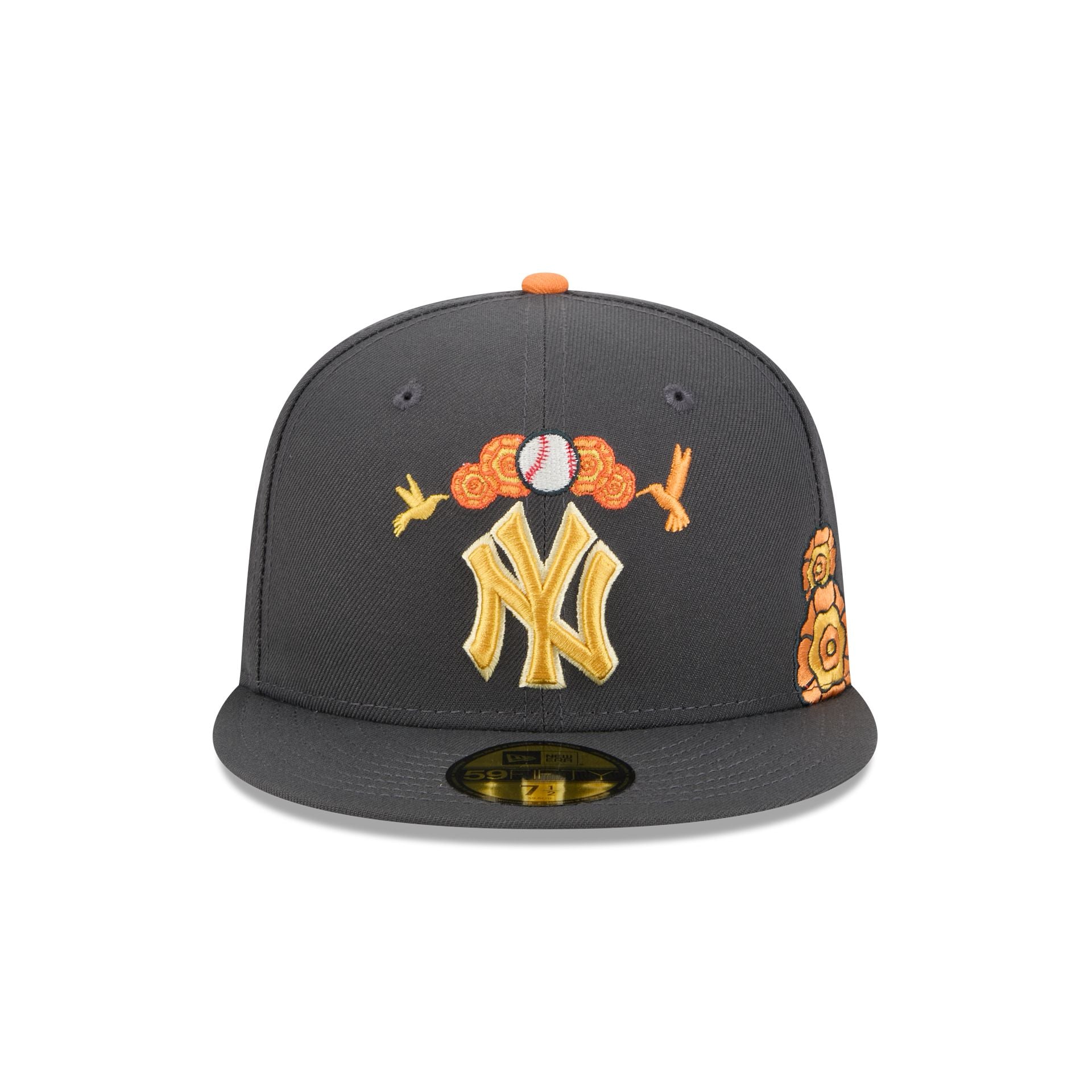 New York Yankees Day of the Dead Graphite 59FIFTY Fitted Hat – New