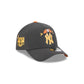 New York Yankees Day of the Dead Graphite 9FORTY A-Frame Snapback Hat