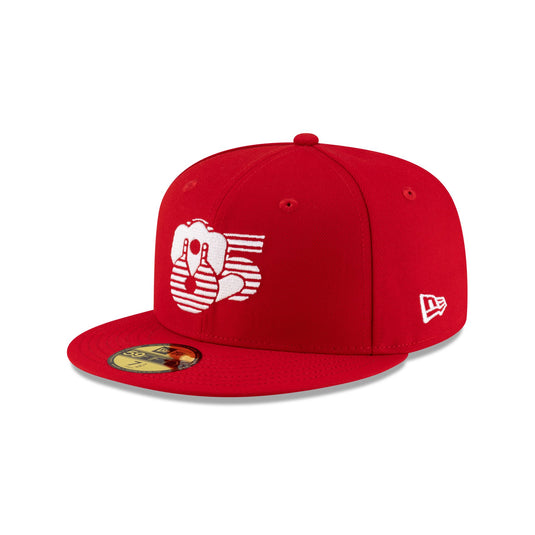 Diablos Rojos del México LMB 100th Anniversary Away 59FIFTY Fitted Hat - New Era Cap