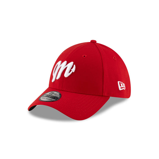 Diablos Rojos del México LMB 100th Anniversary Home 39THIRTY Stretch Fit Hat - New Era Cap