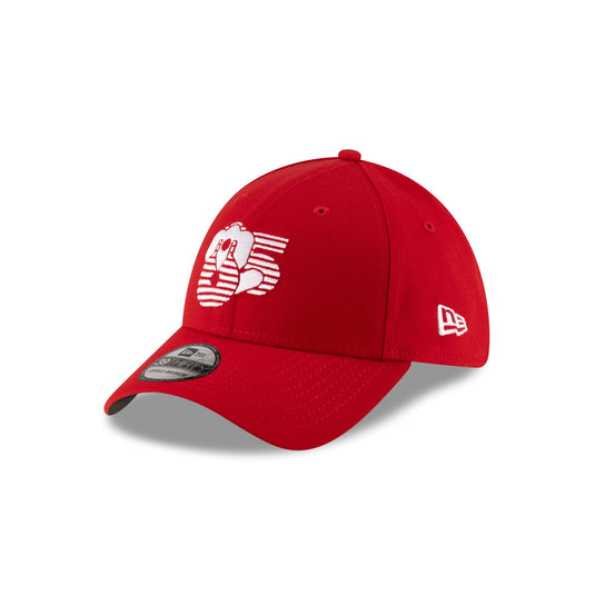 Diablos Rojos del México LMB 100th Anniversary Away 39THIRTY Stretch Fit Hat - New Era Cap