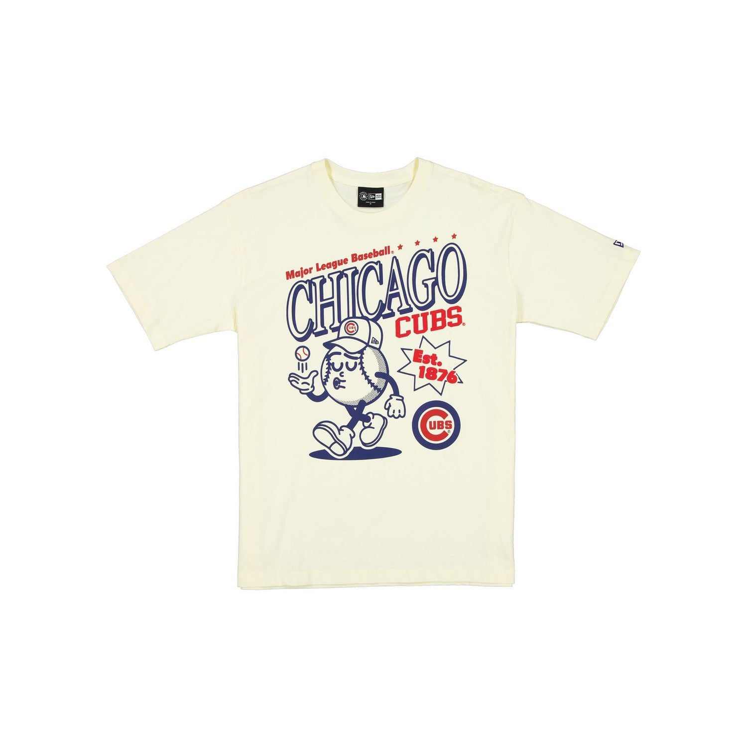 Chicago Cubs Sport Classics Chrome White T-Shirt