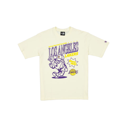 Los Angeles Lakers Sport Classics Chrome White T-Shirt - New Era Cap