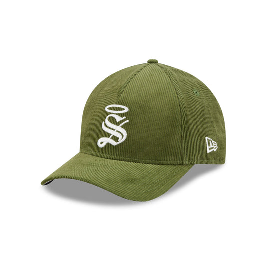Santos Laguna Olive Corduroy 9FORTY M-Crown Snapback Hat - New Era Cap