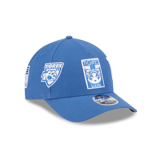 Club Tigres UANL Indigo 9FORTY M-Crown A-Frame Trucker Hat - New Era Cap