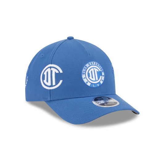 Deportivo Toluca FC Indigo 9FORTY M-Crown A-Frame Trucker Hat - New Era Cap